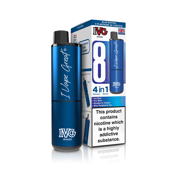 IVG 2400 4-in-1 Blue Edition Vape Kit