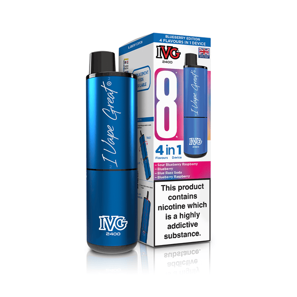 IVG 2400 4-in-1 Blueberry Edition Vape Kit