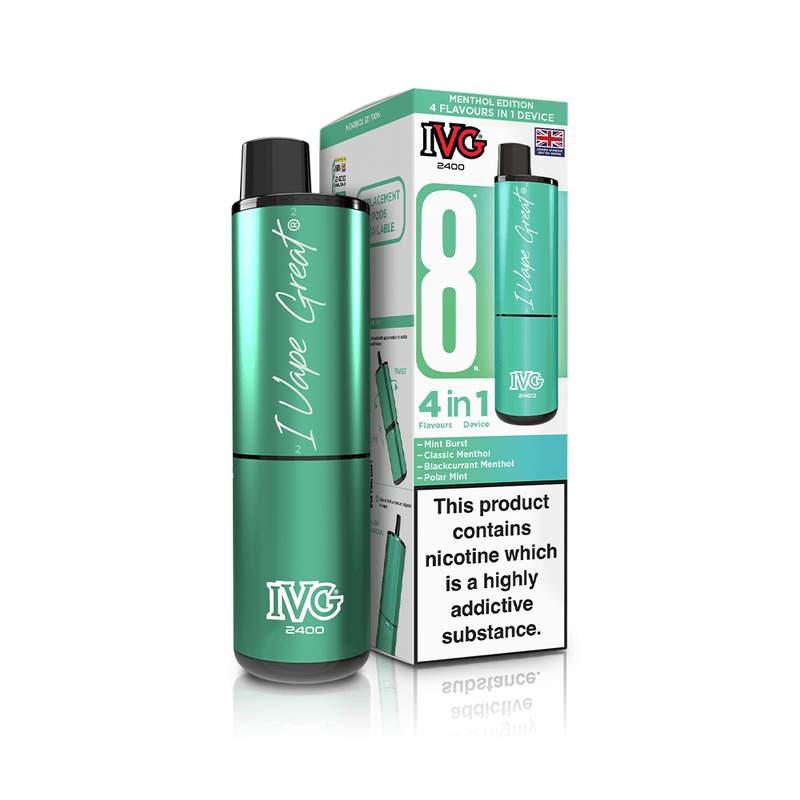 IVG 2400 4-in-1 Menthol Edition Vape Kit