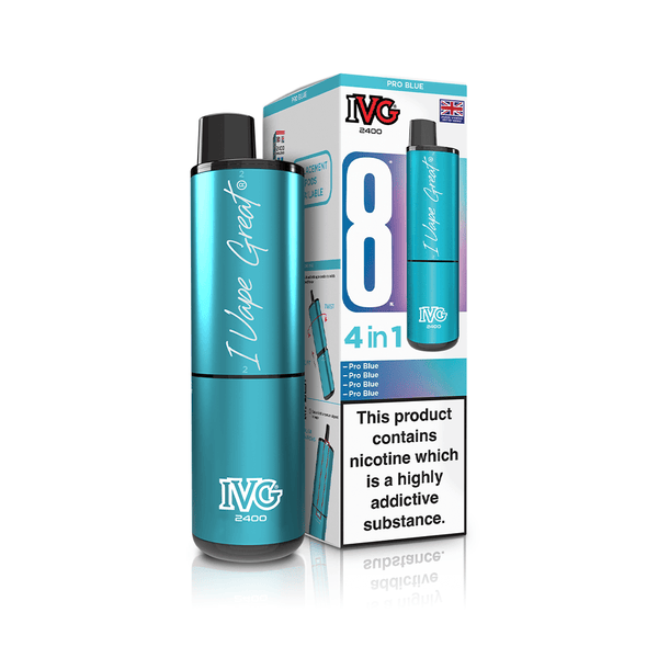 IVG 2400 4-in-1 Pro Blue Vape Kit