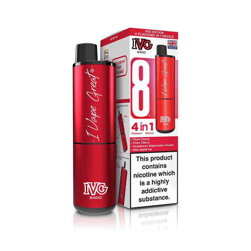 IVG 2400 4-in-1 Red Edition Vape Kit