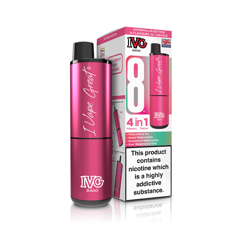 IVG 2400 4-in-1 Watermelon Edition Vape Kit