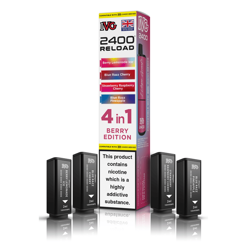IVG 2400 Reload 4-in-1 Berry Edition Pods