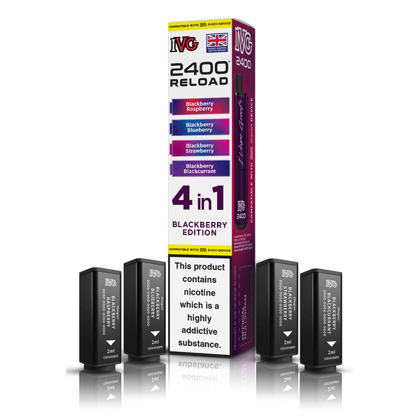 IVG 2400 Reload 4-in-1 Blackberry Edition Pods