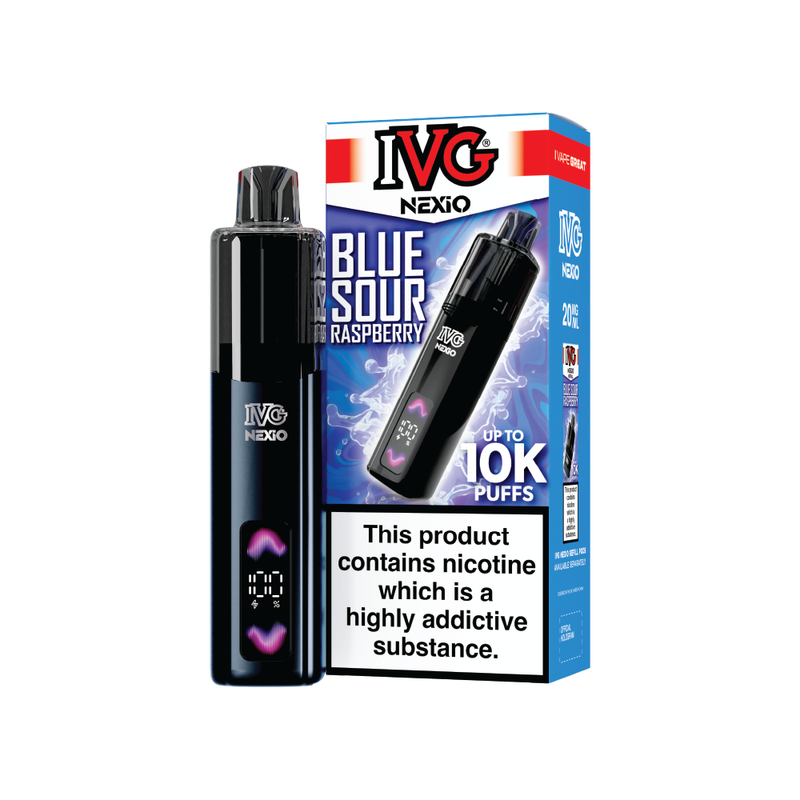 IVG NEXiO Blue Sour Raspberry Vape Kit