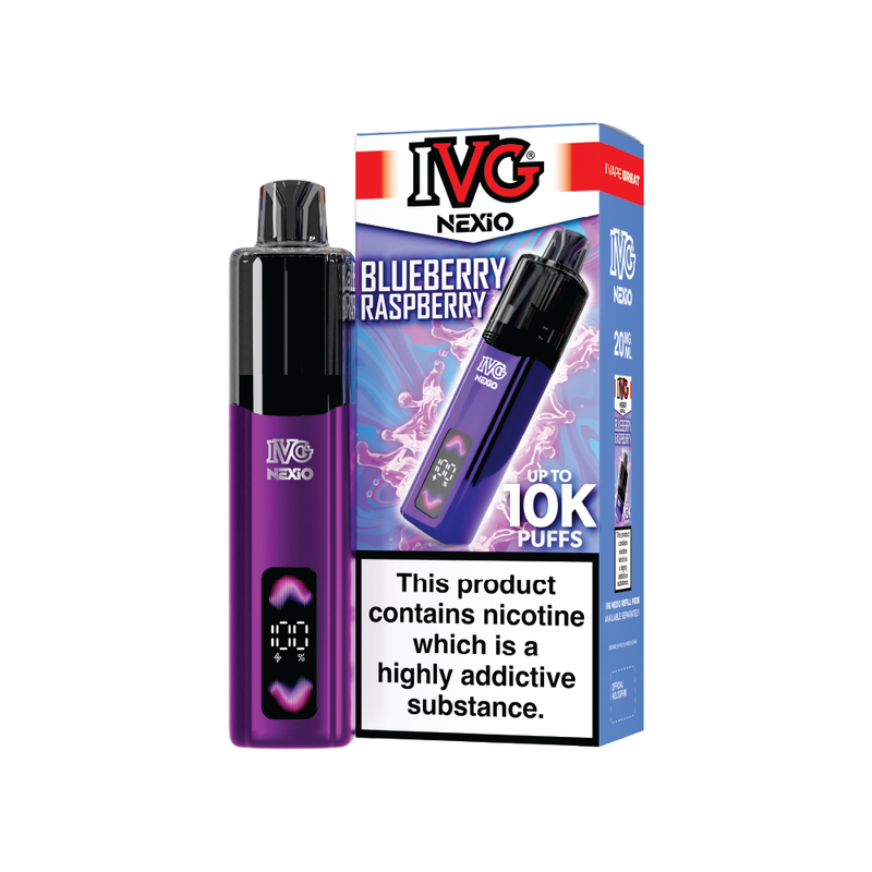 IVG NEXiO Blueberry Raspberry Vape Kit