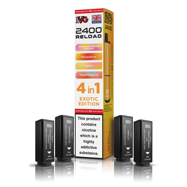 IVG 2400 4-in-1 Replacement Pods - Exotic Edition (4-Pack)
