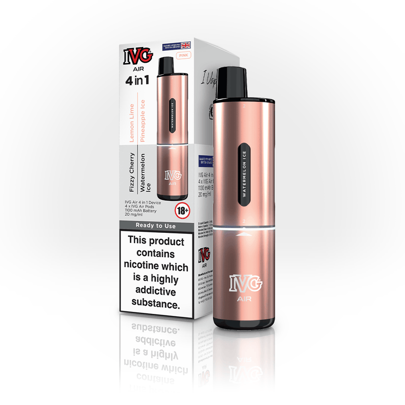 IVG AIR 4-in-1 Pink Vape Kit