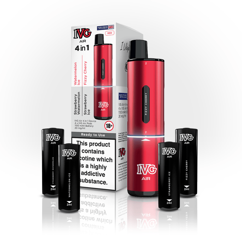 IVG AIR 4-in-1 Red Vape Kit