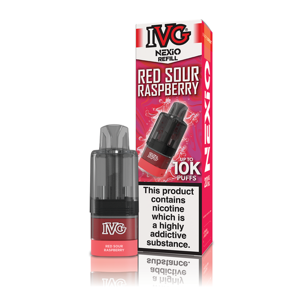 IVG NEXiO Red Sour Raspberry Refill Pod