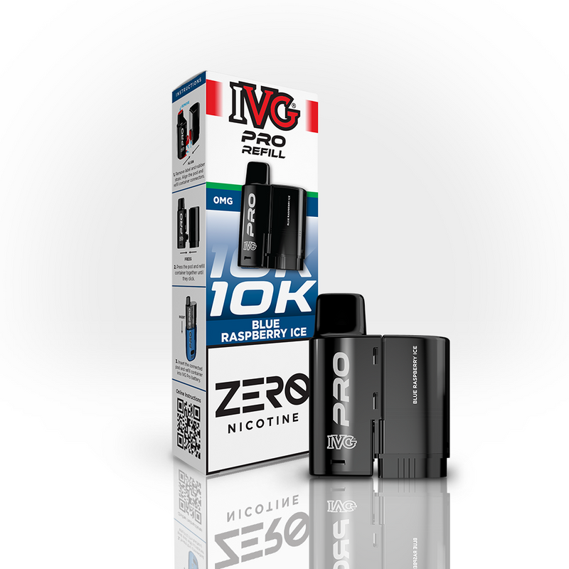 IVG PRO 10K Refill Pod - Blue Raspberry Ice (12ml)