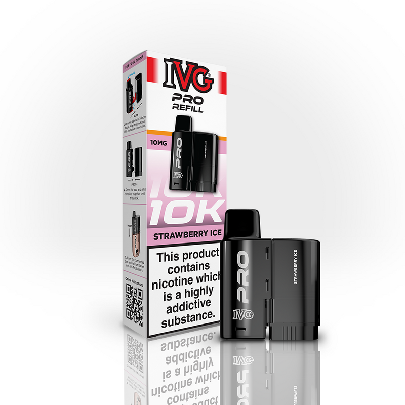 IVG PRO 10K Refill Pod - Strawberry Ice (12ml)