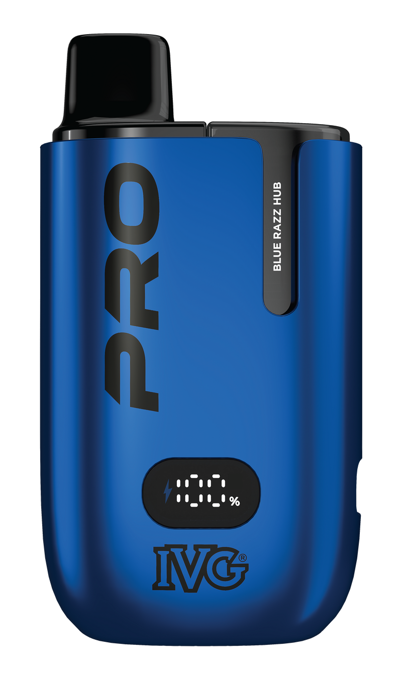 IVG PRO 10K Vape Kit - Blue Razz Hub