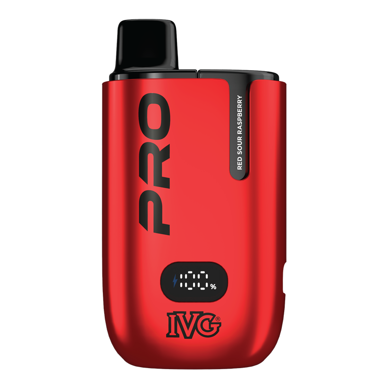 IVG PRO 10K Vape Kit - Red Sour Raspberry