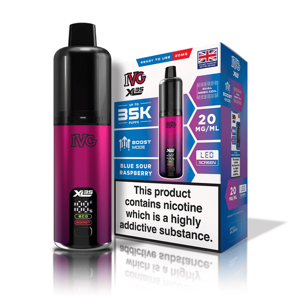 IVG XL35 Blue Sour Raspberry Vape Kit