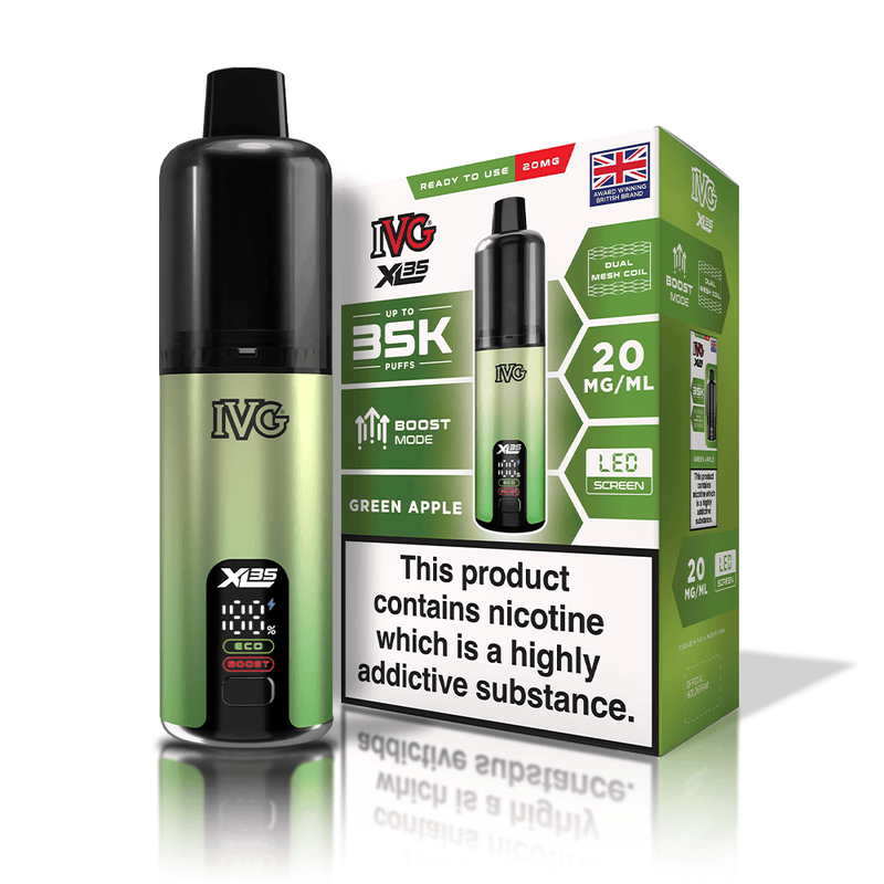 IVG XL35 Green Apple Vape Kit