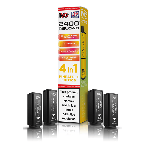 IVG 2400 4-in-1 Replacement Pods - Pineapple Edition (4-Pack)