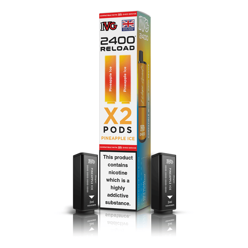 IVG 2400 Reload X2 Pineapple Ice Pods