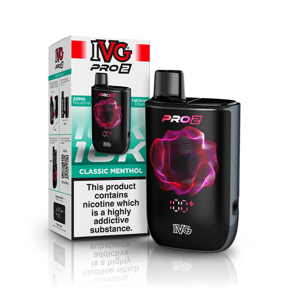IVG PRO 10K Vape Kit - 2 Classic Menthol