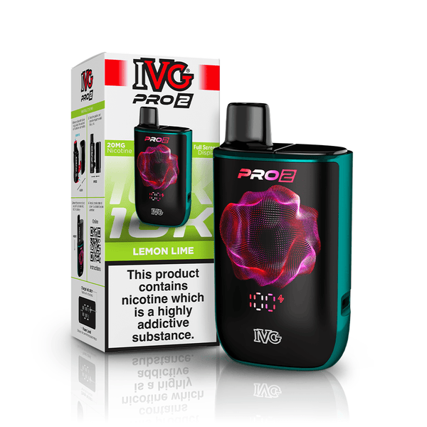 IVG PRO 10K Vape Kit - 2 Lemon Lime