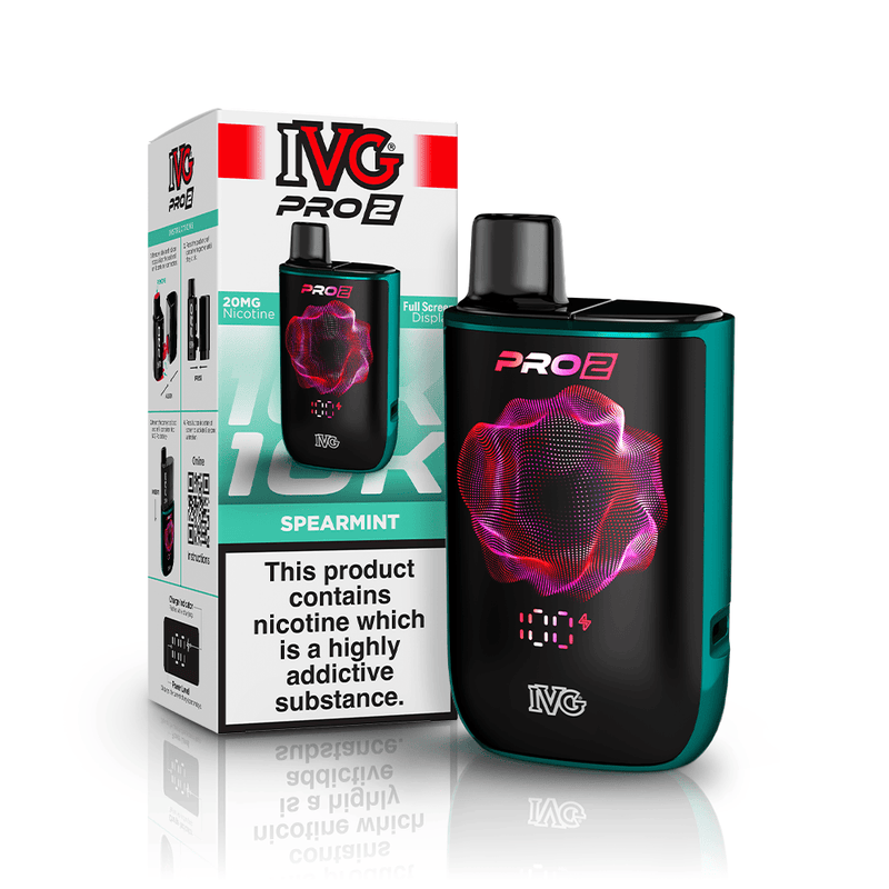 IVG PRO 10K Vape Kit - 2 Spearmint