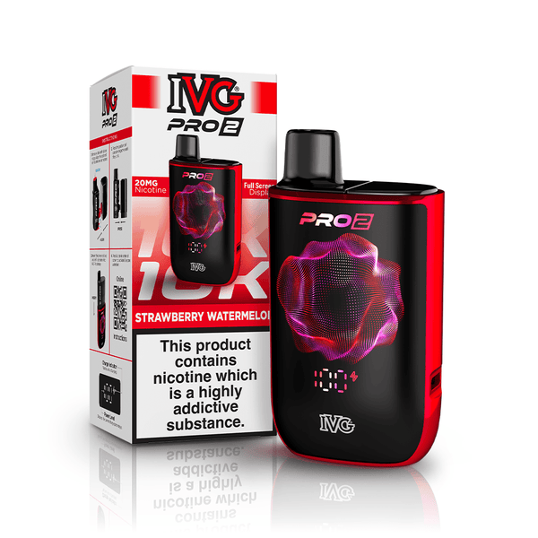 IVG PRO 10K Vape Kit - 2 Strawberry Watermelon