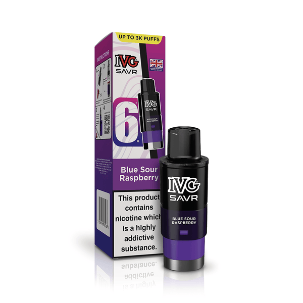 IVG SAVR Blue Sour Raspberry Refill Pod