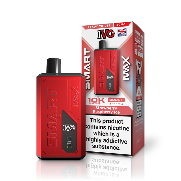 IVG SMART MAX Strawberry Raspberry Ice Vape Kit