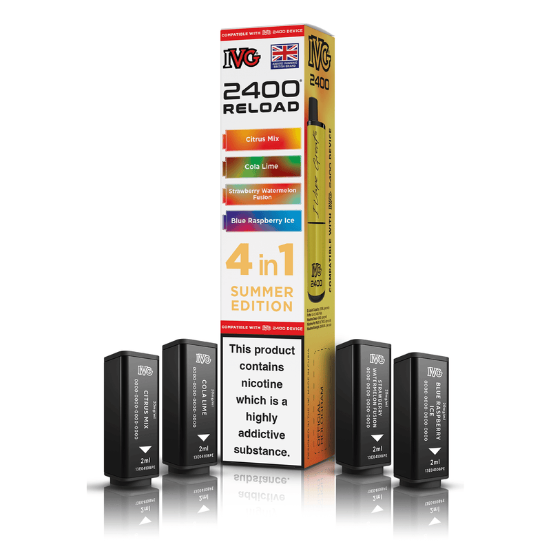IVG 2400 4-in-1 Replacement Pods - Summer Edition (4-Pack)