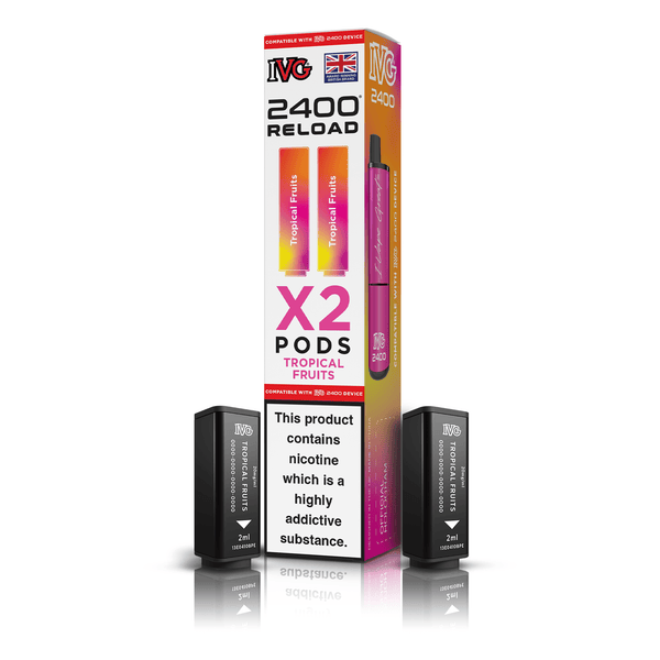IVG 2400 Tropical Fruits X2 Reload Pods
