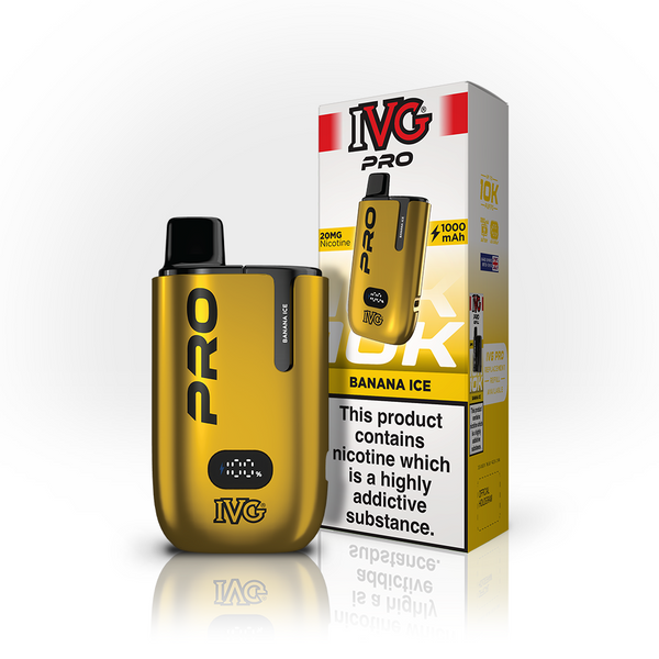 IVG PRO 10K Vape Kit - Banana Ice