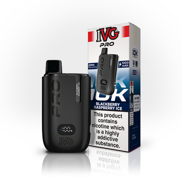 IVG PRO 10K Vape Kit - Blackberry Raspberry Ice