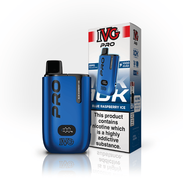 IVG PRO 10K Vape Kit - Blue Raspberry Ice