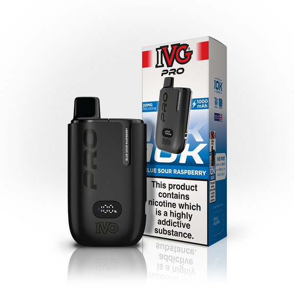 IVG PRO 10K Vape Kit - Blue Sour Raspberry