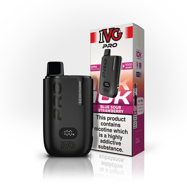 IVG PRO 10K Vape Kit - Blue Sour Strawberry