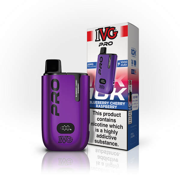 IVG PRO 10K Vape Kit - Blueberry Cherry Raspberry