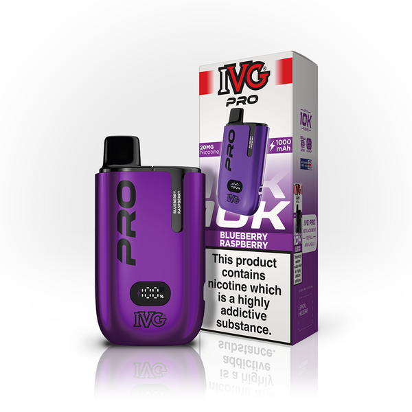 IVG PRO 10K Vape Kit - Blueberry Raspberry
