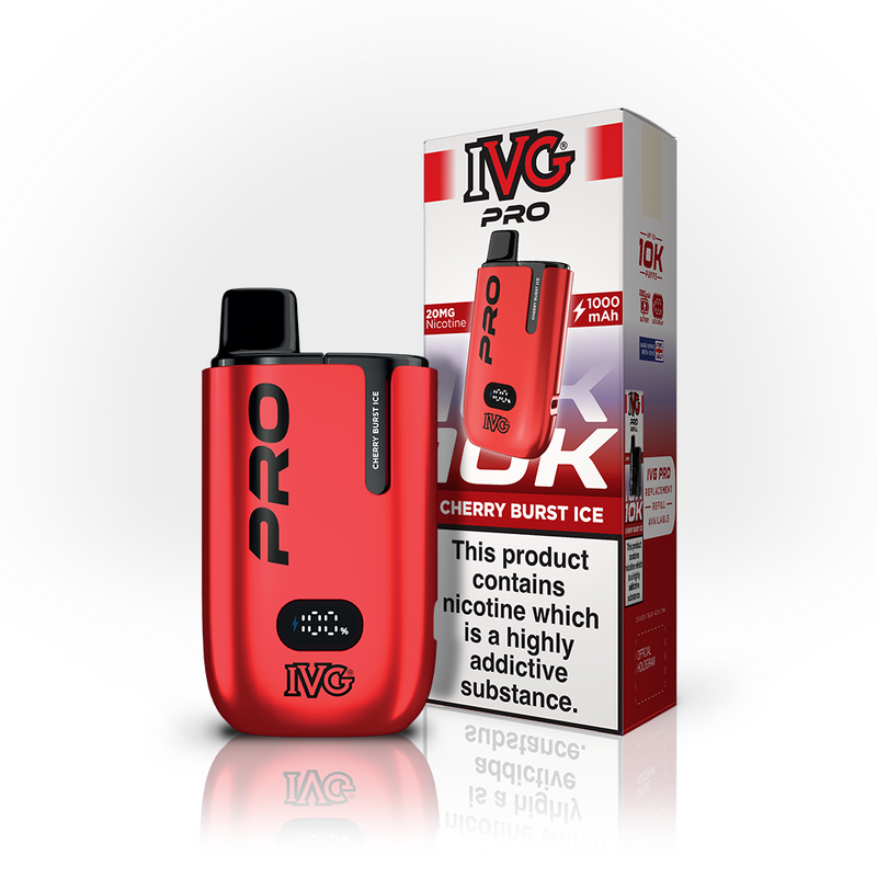 IVG PRO Cherry Burst Ice Vape Kit