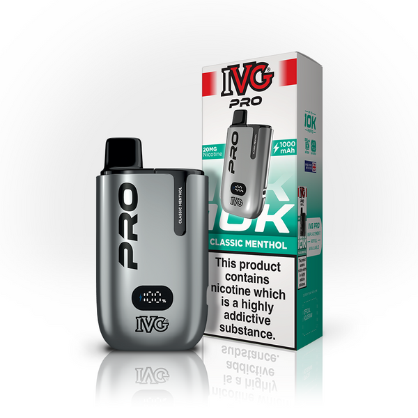 IVG PRO 10K Vape Kit - Classic Menthol