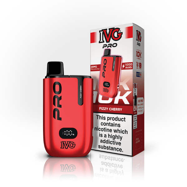 IVG PRO 10K Vape Kit - Fizzy Cherry