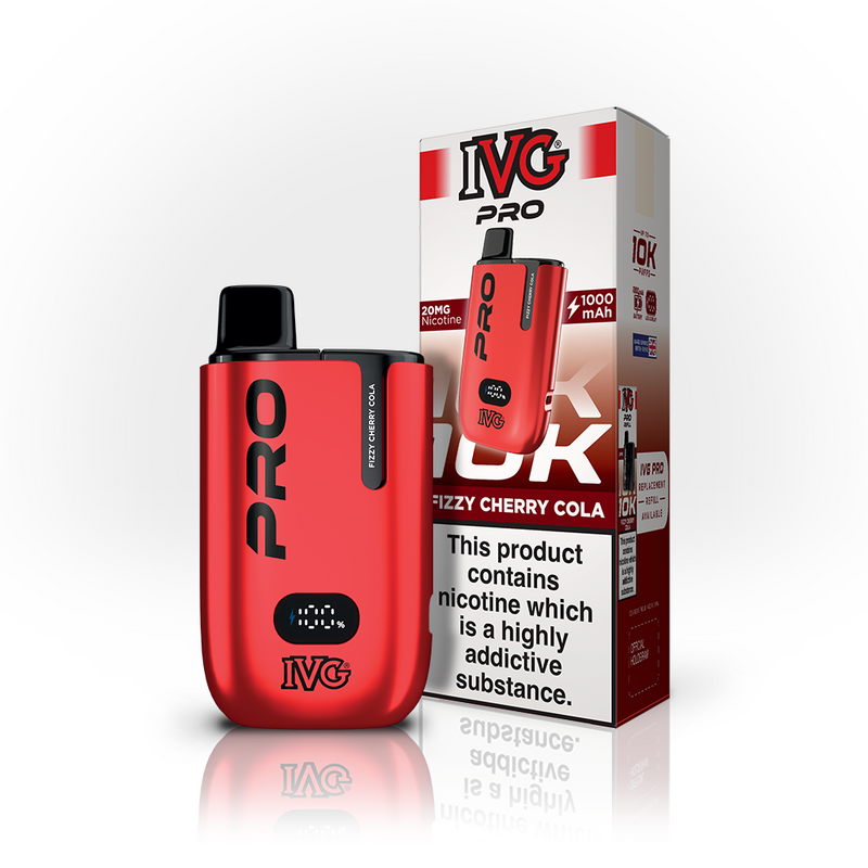 IVG PRO 10K Vape Kit - Fizzy Cherry Cola
