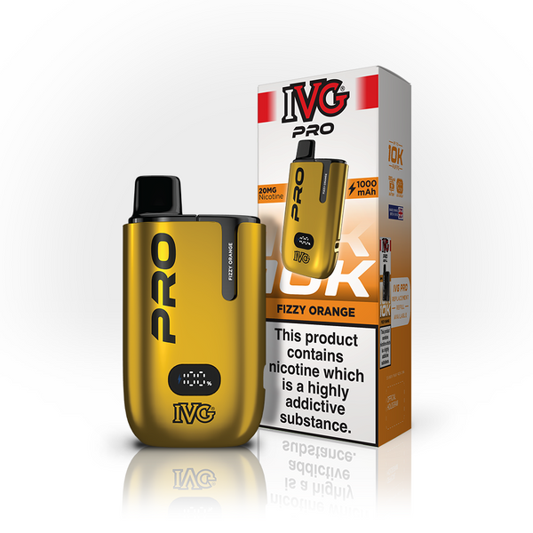 IVG PRO 10K Vape Kit - Fizzy Orange