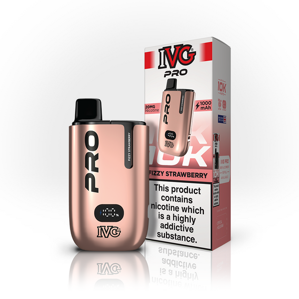 IVG PRO 10K Vape Kit - Fizzy Strawberry