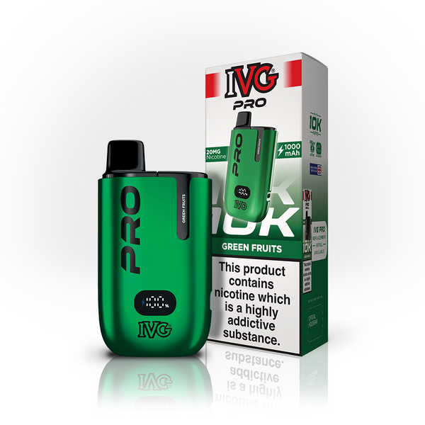 IVG PRO 10K Vape Kit - Green Fruits