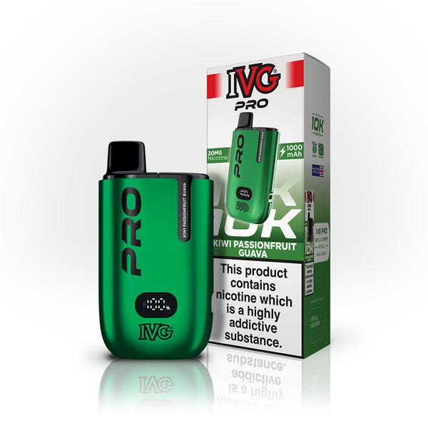IVG PRO 10K Vape Kit - Kiwi Passionfruit Guava