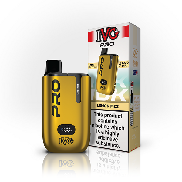 IVG PRO 10K Vape Kit - Lemon Fizz