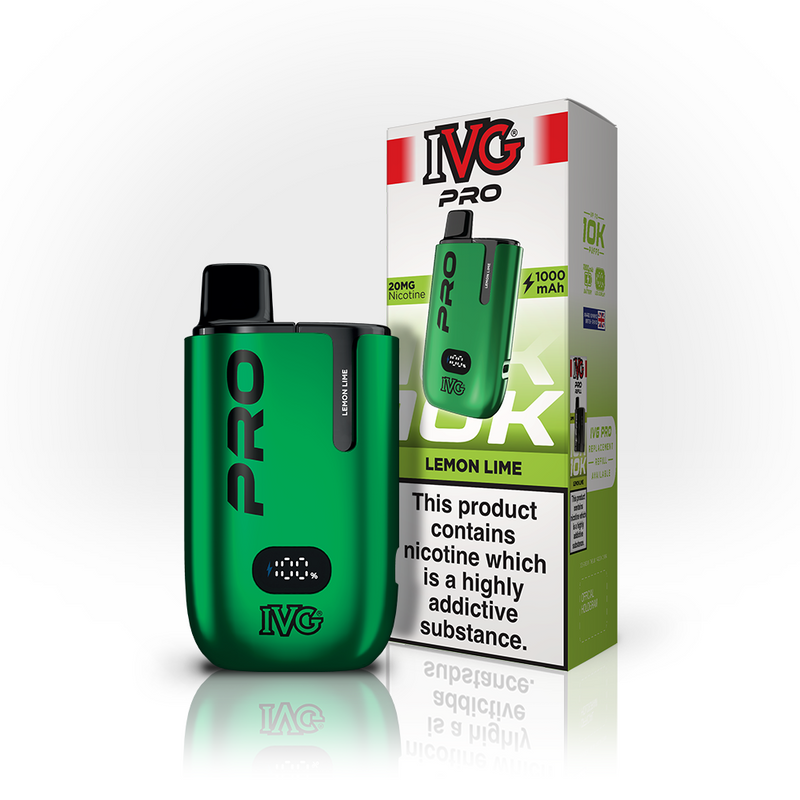 IVG PRO 10K Vape Kit - Lemon Lime