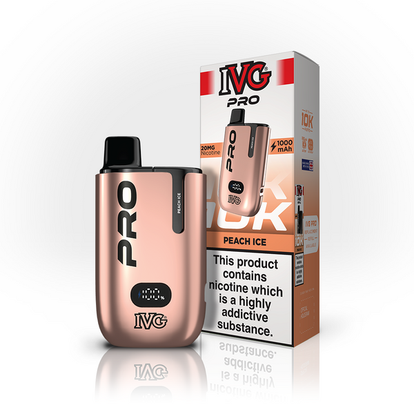 IVG PRO 10K Vape Kit - Peach Ice