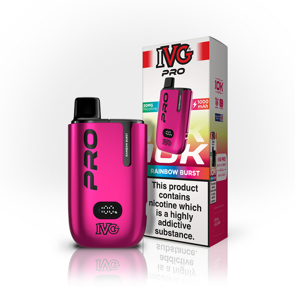 IVG PRO 10K Vape Kit - Rainbow Burst