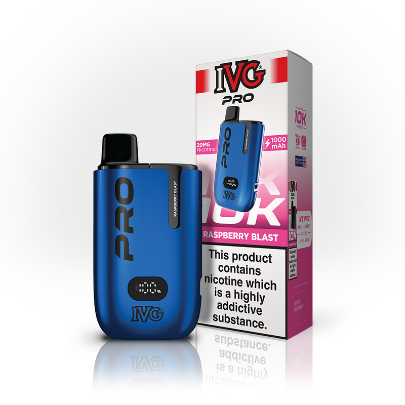IVG PRO 10K Vape Kit - Raspberry Blast